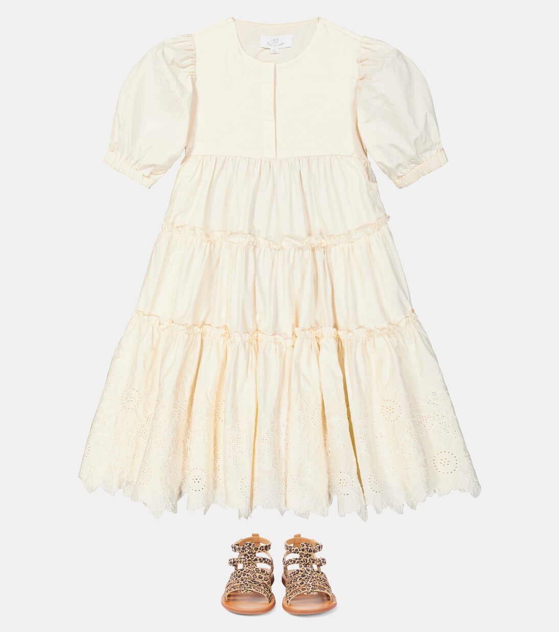 Christina embroidered cotton dress | C'era Una Volta