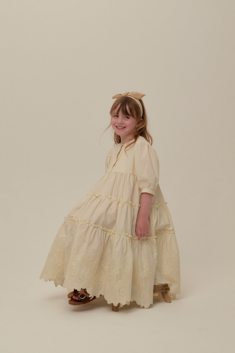 Christina embroidered cotton dress | C'era Una Volta