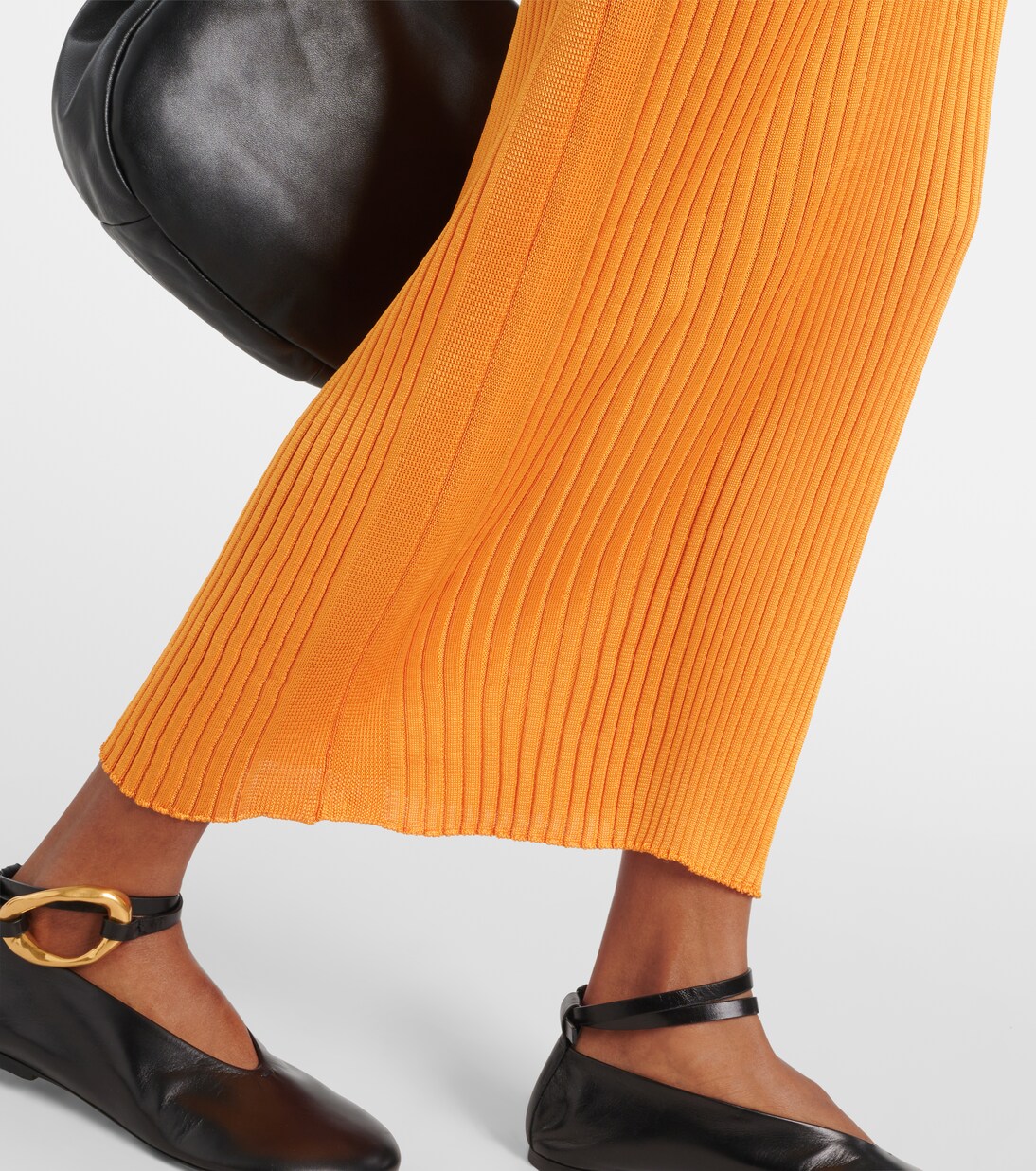 Ribbed-knit jersey maxi dress | Jil Sander