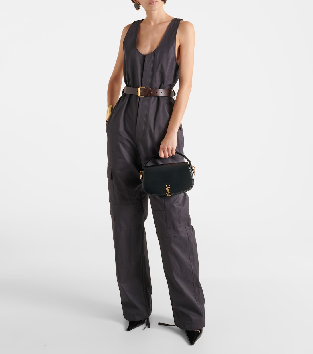 Voltaire leather shoulder bag | Saint Laurent