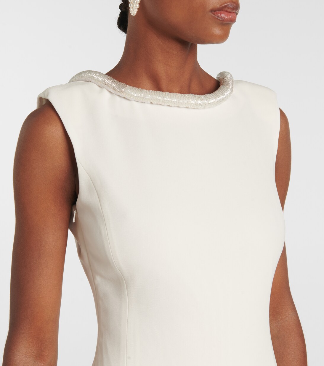 Bridal Corsica embellished cady gown | Max Mara
