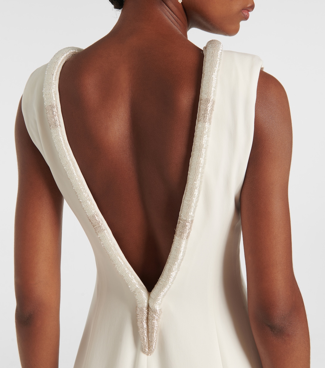 Bridal Corsica embellished cady gown | Max Mara