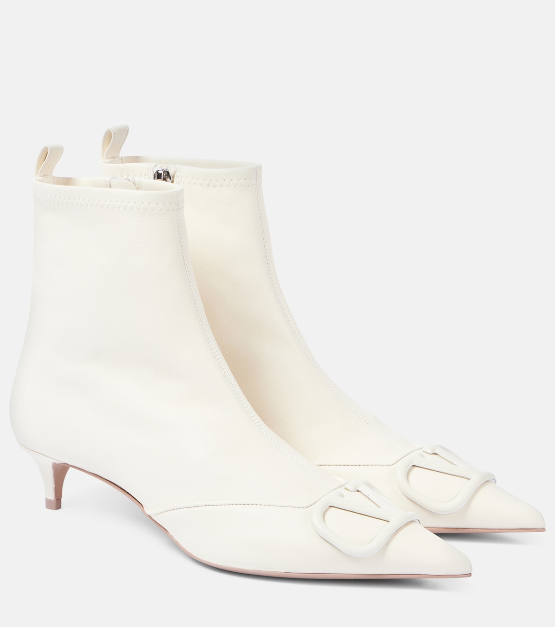 Bottines VLogo Signature 40 en cuir | Valentino Garavani