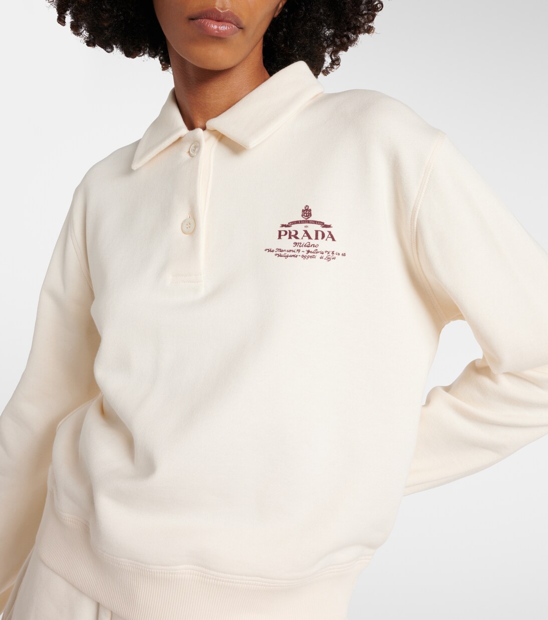 Polo de algodón | Prada