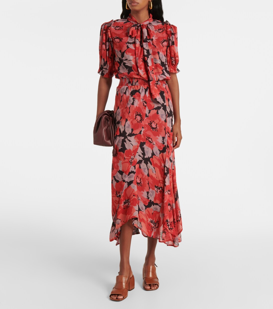 Robe midi à fleurs | Polo Ralph Lauren