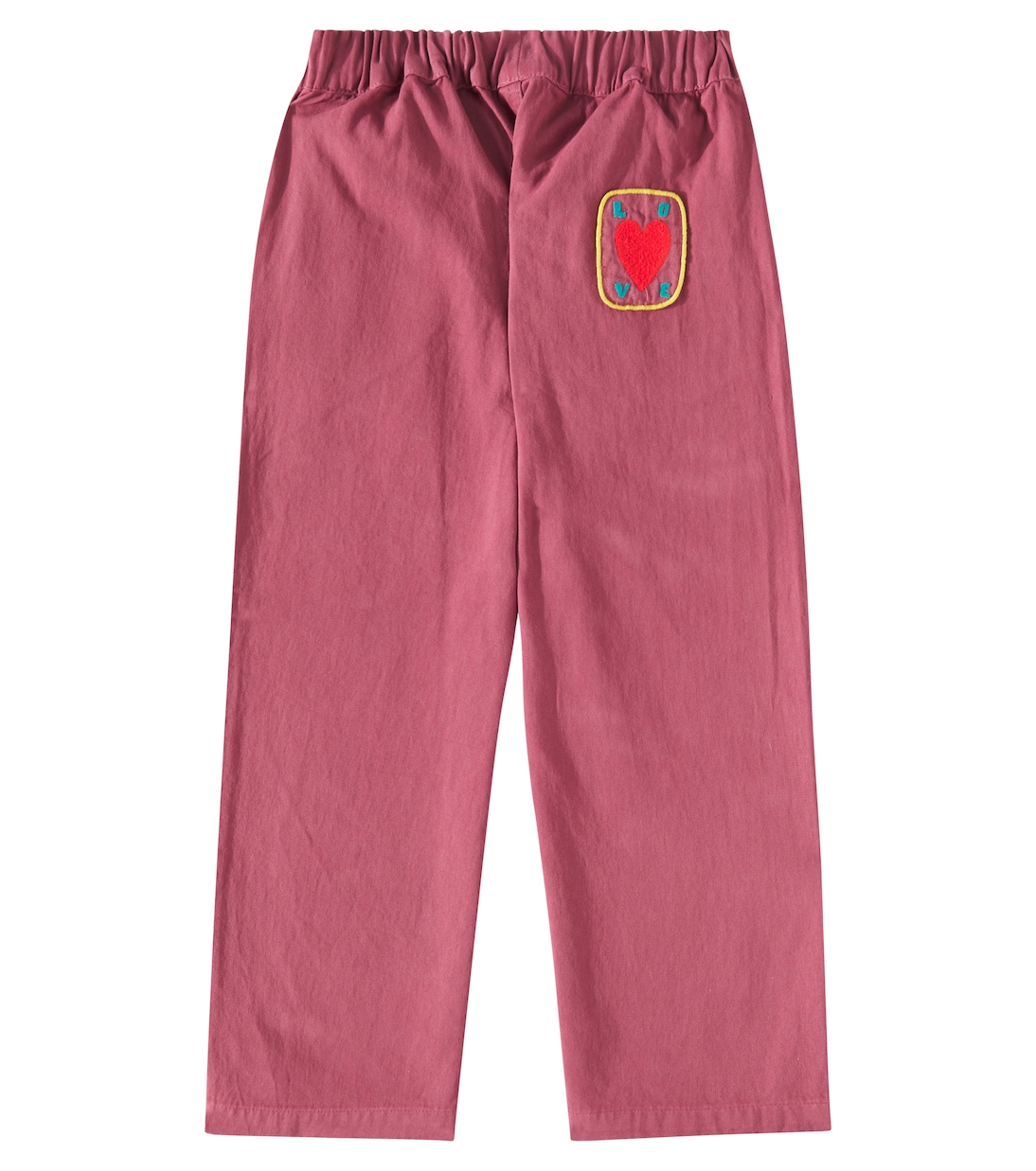 Pantalon Love imprimé en coton  | Jellymallow