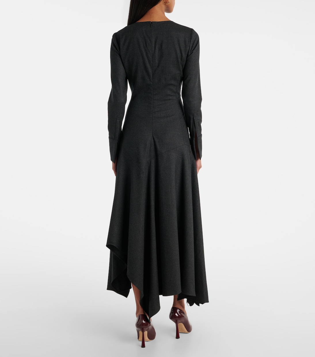 Midikleid Peony aus Wolle | Oscar de la Renta