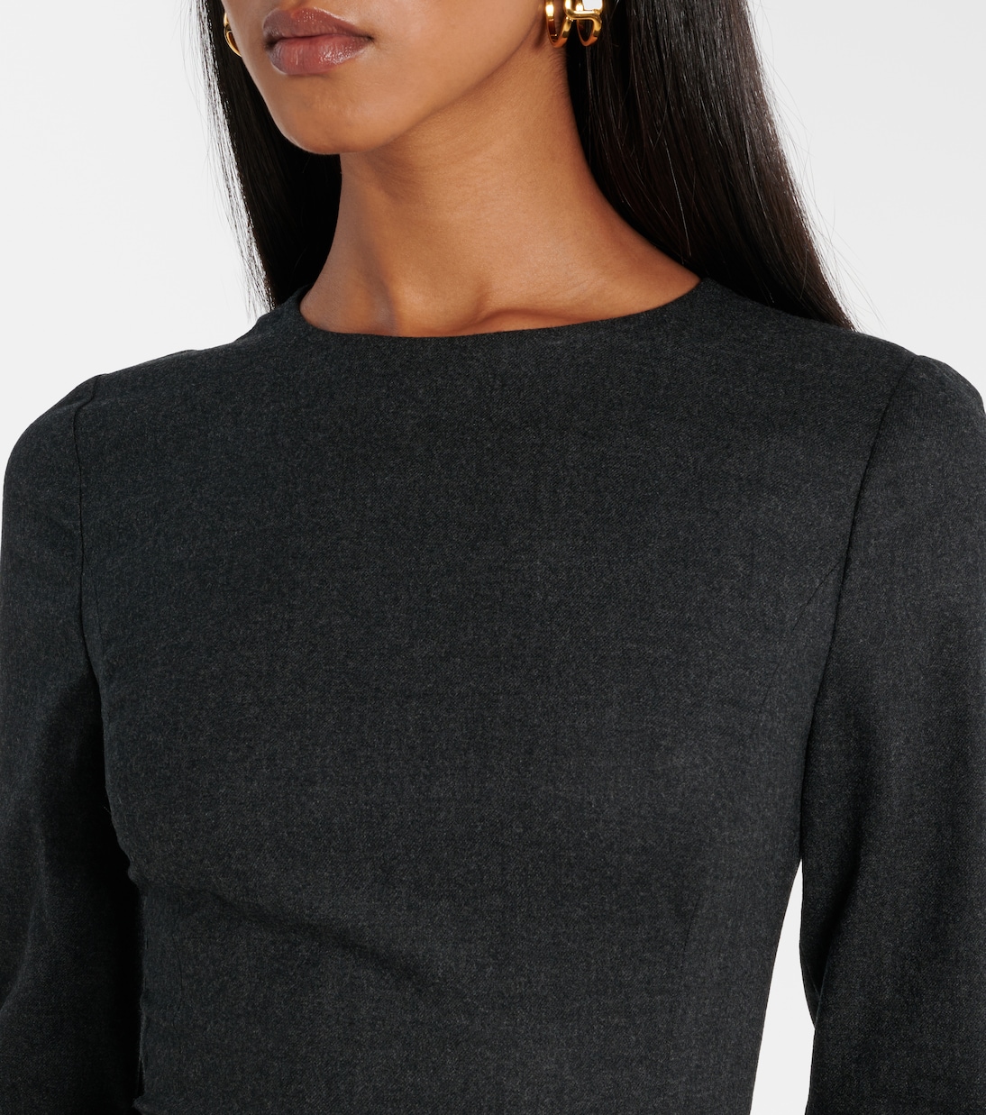 Midikleid Peony aus Wolle | Oscar de la Renta