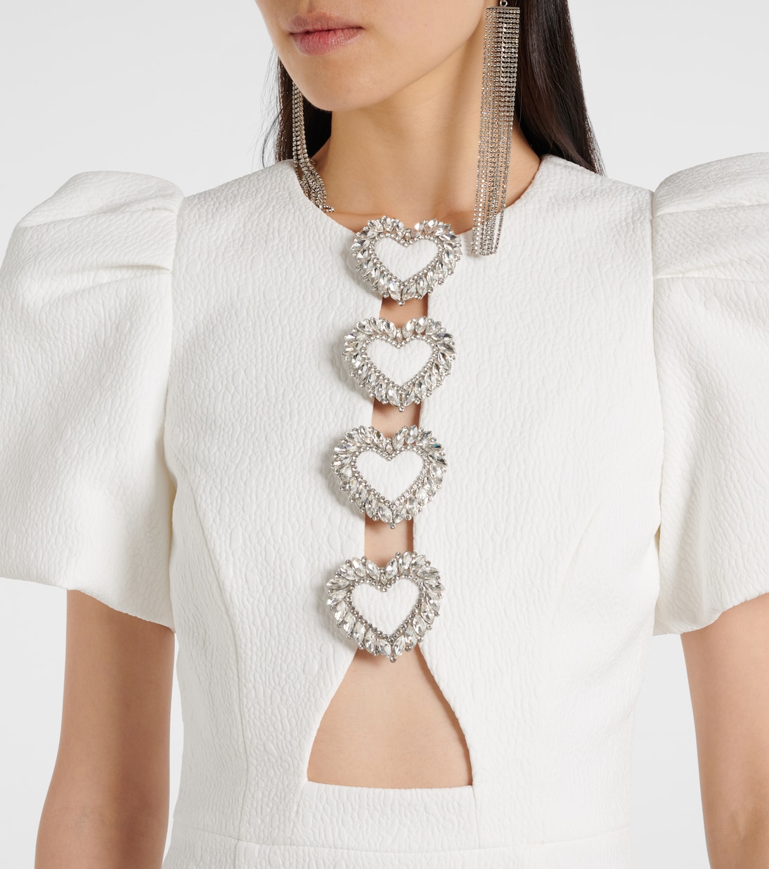 Alicia embellished crêpe minidress | Rebecca Vallance