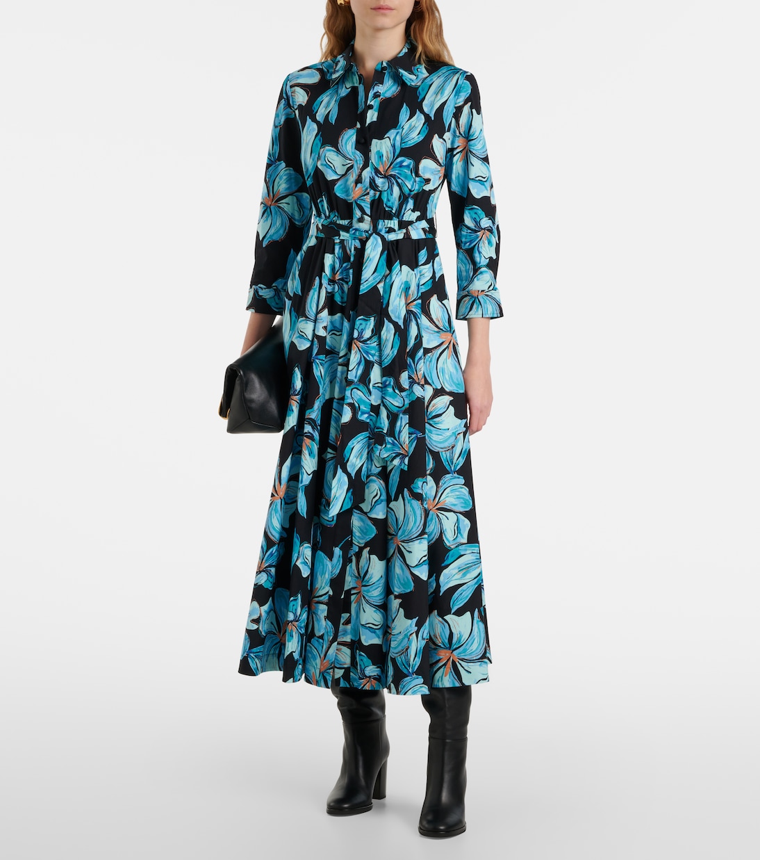 Abito lungo Blaine in cotone | Diane von Furstenberg