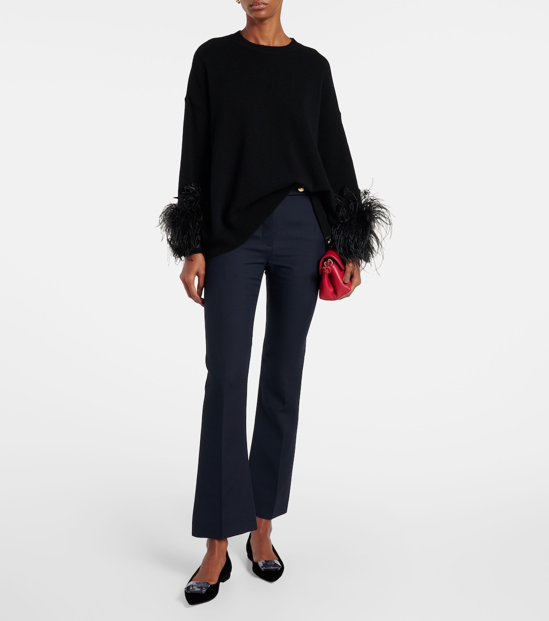 Jaipur velvet ballet flats | Gianvito Rossi