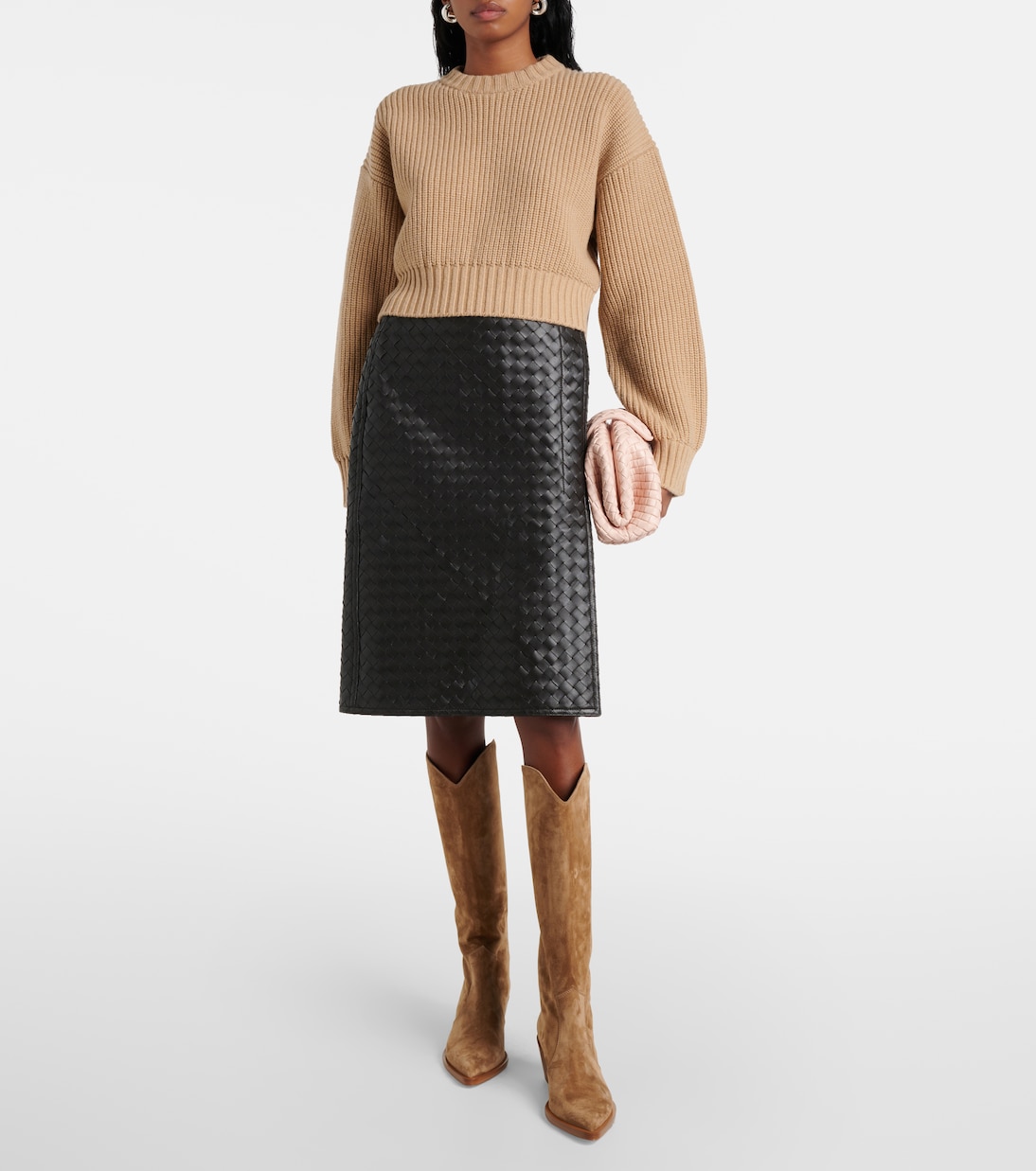 Westernstiefel 45 aus Veloursleder | Gianvito Rossi