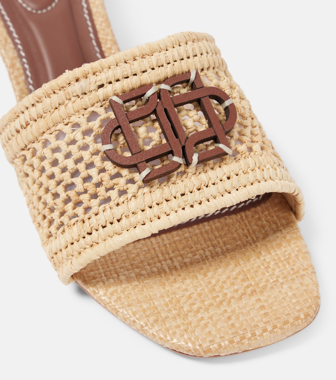 Pantoletten Sydney aus Raffiabast | Simkhai