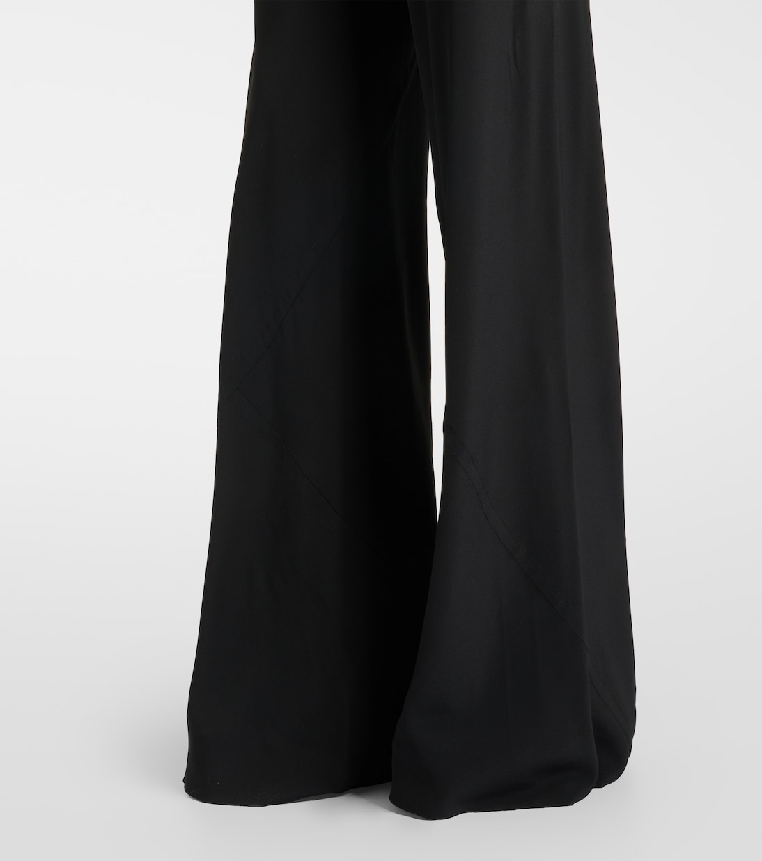 Pantaloni regular Dietrich Drawstring in cady di crêpe  | Rick Owens