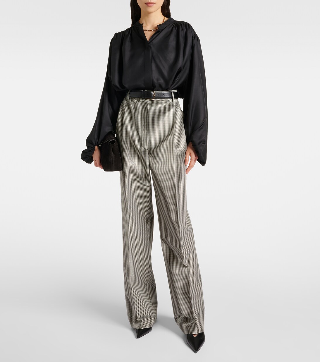 Weite Hose aus einem Wollgemisch | Róhe