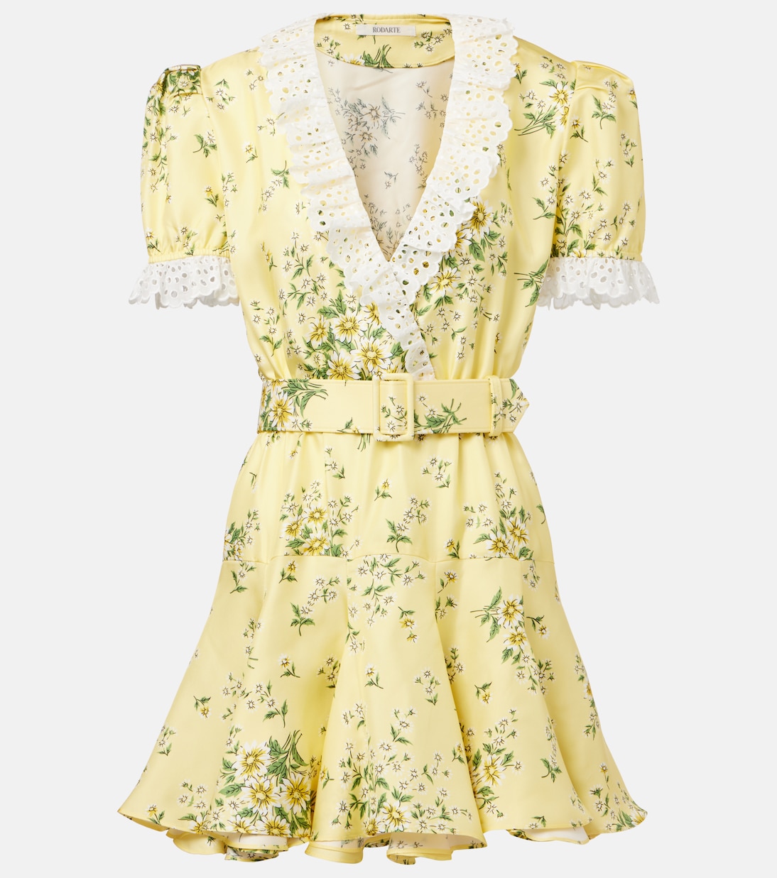 Minikleid aus Seidensatin | Rodarte