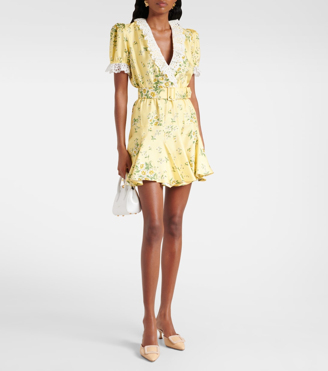 Minikleid aus Seidensatin | Rodarte