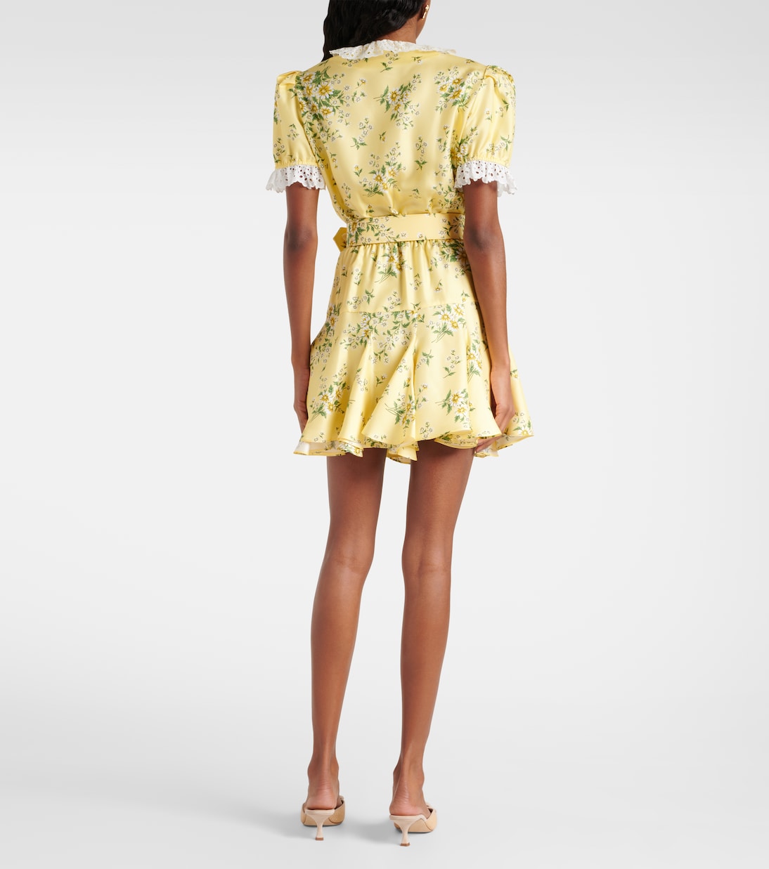 Minikleid aus Seidensatin | Rodarte