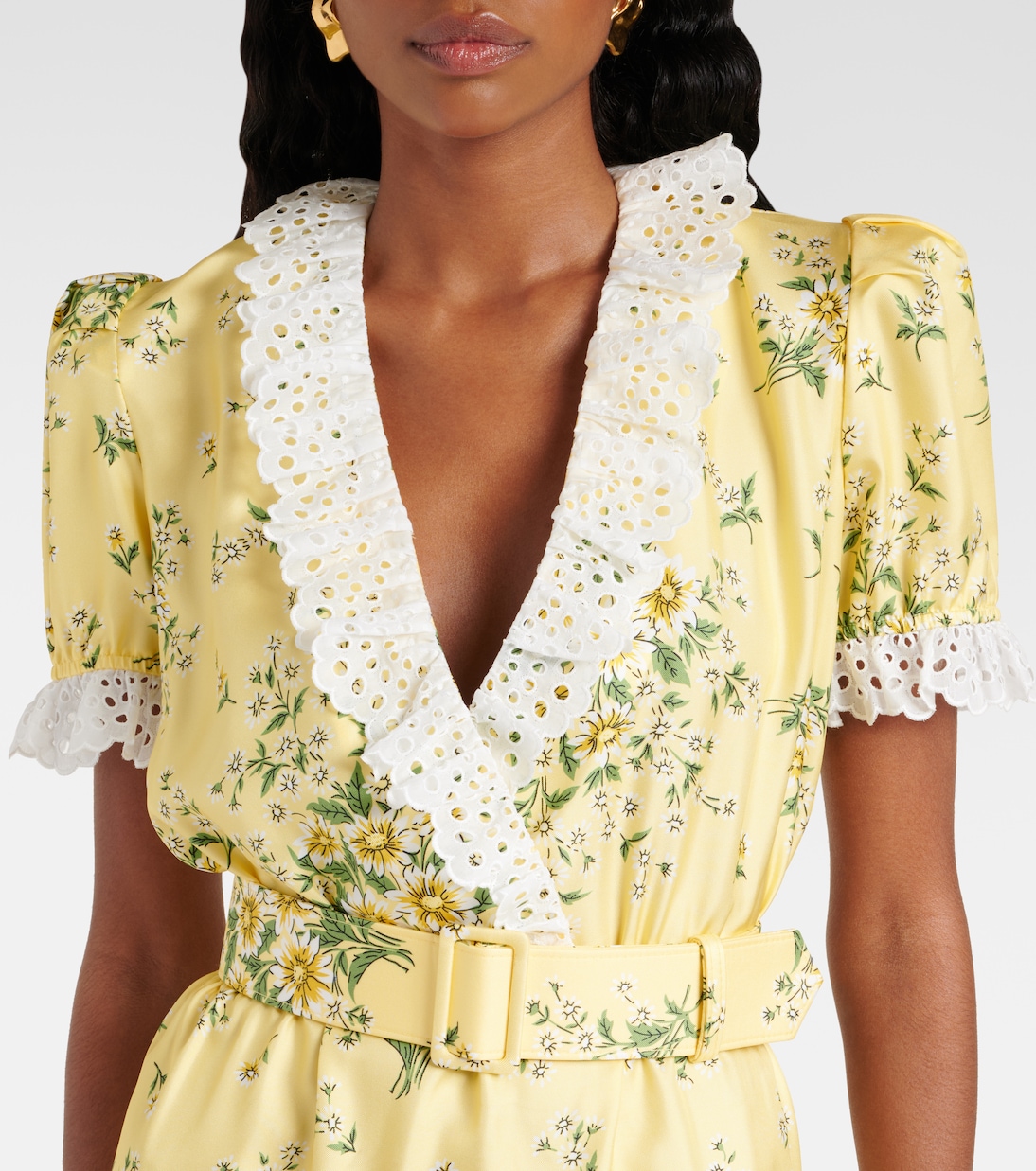 Minikleid aus Seidensatin | Rodarte