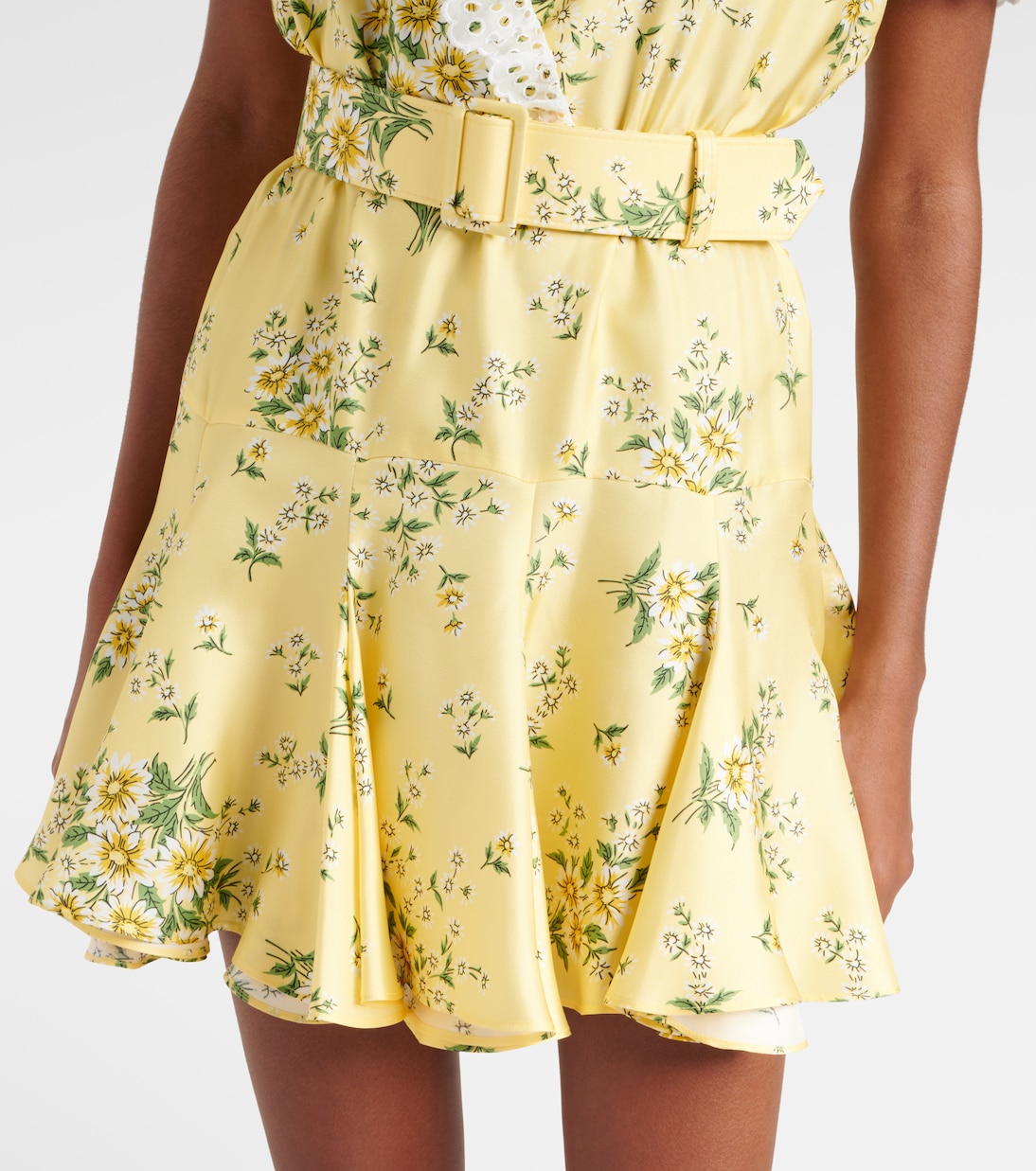 Minikleid aus Seidensatin | Rodarte