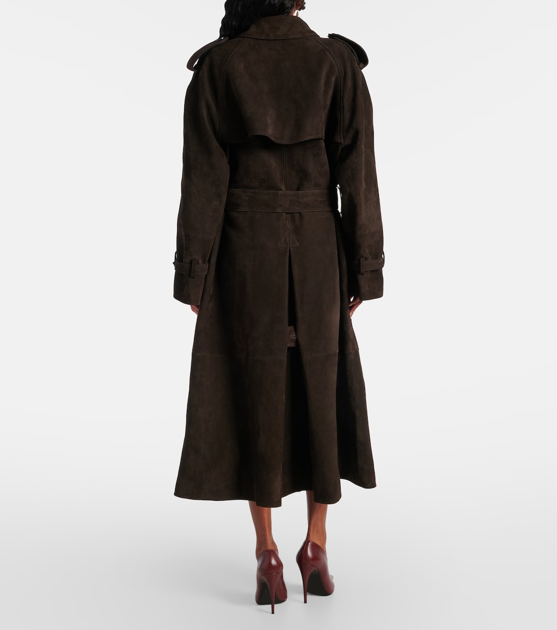 Trenchcoat aus Veloursleder | Magda Butrym