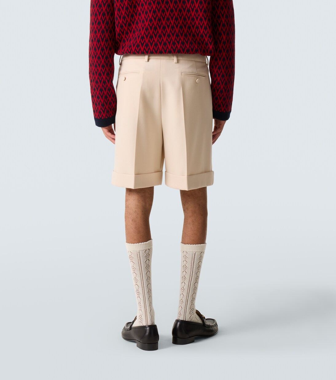 Wool gabardine Bermuda shorts | Valentino