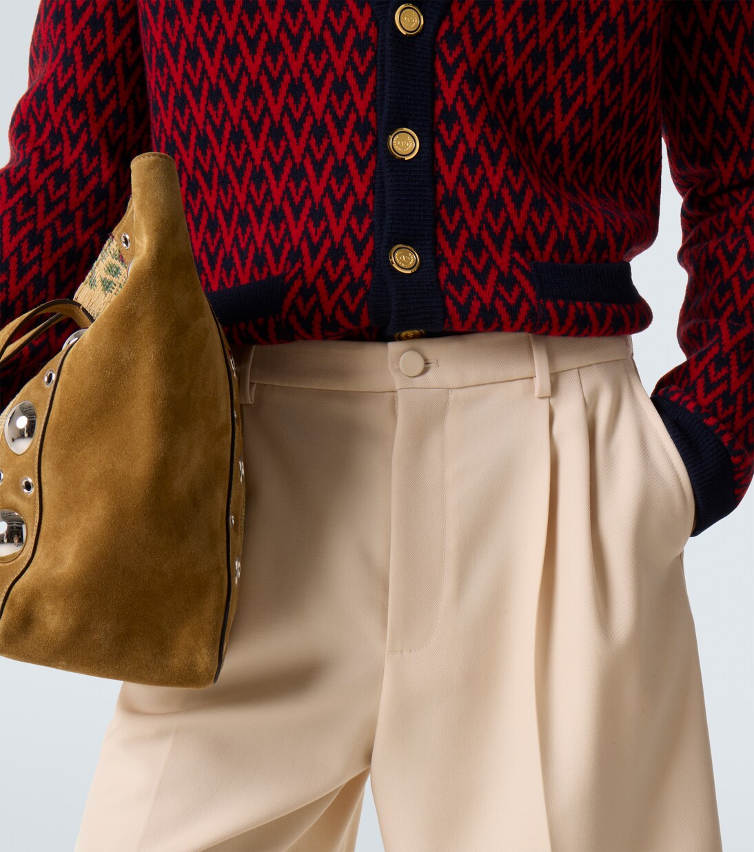 Wool gabardine Bermuda shorts | Valentino