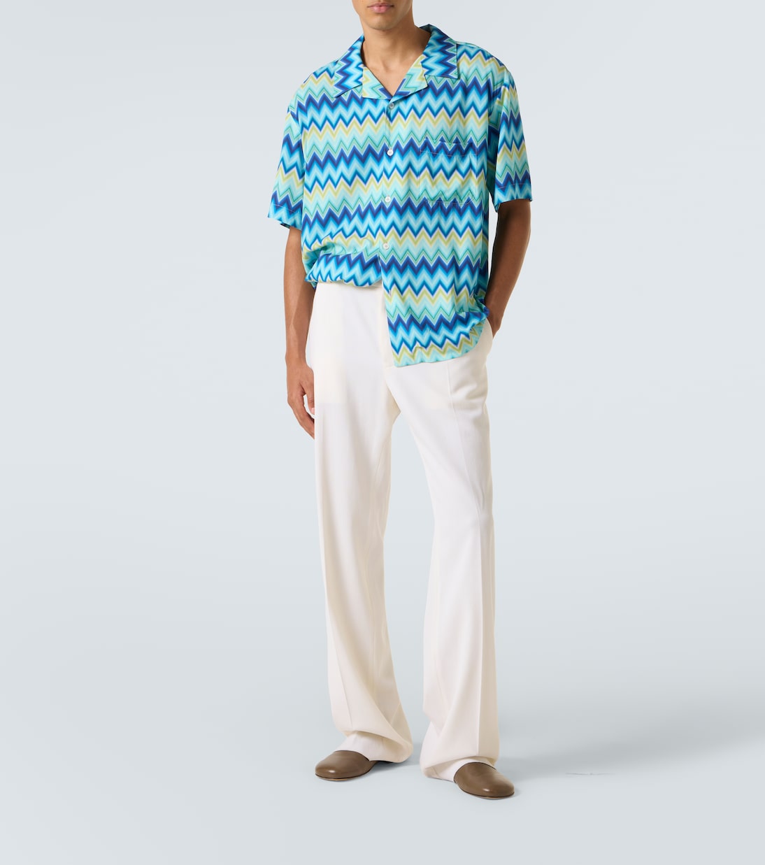 Zigzag bowling shirt | Missoni