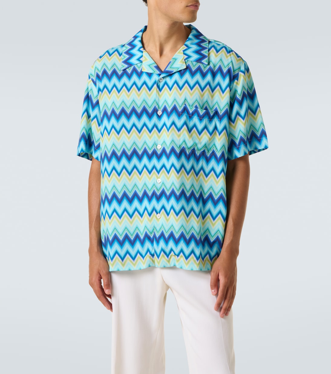 Zigzag bowling shirt | Missoni