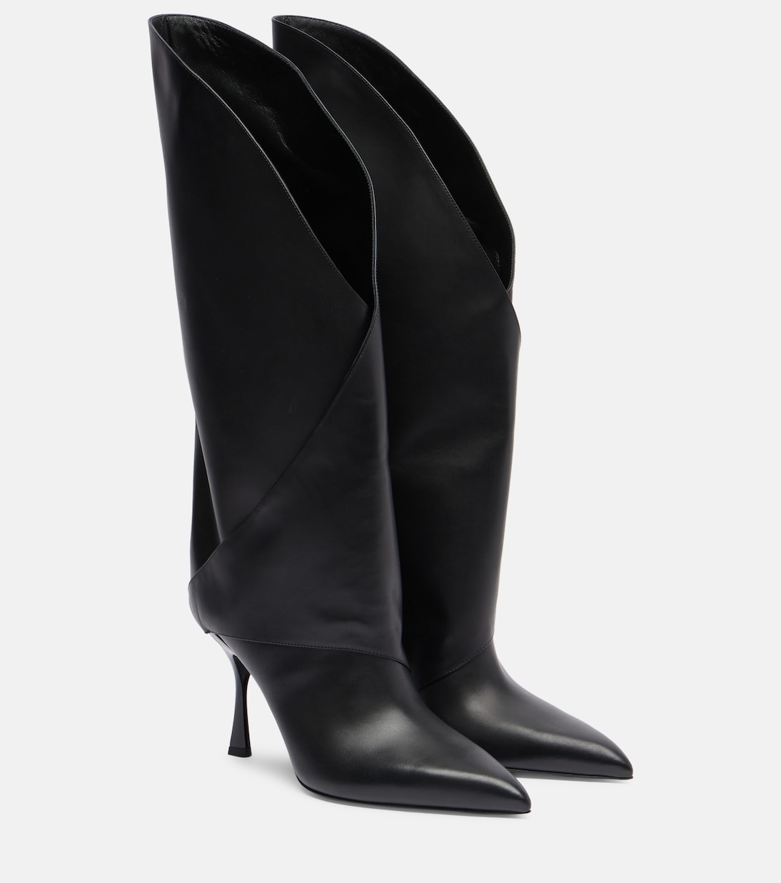 Twist 95 leather knee-high boots | Balmain