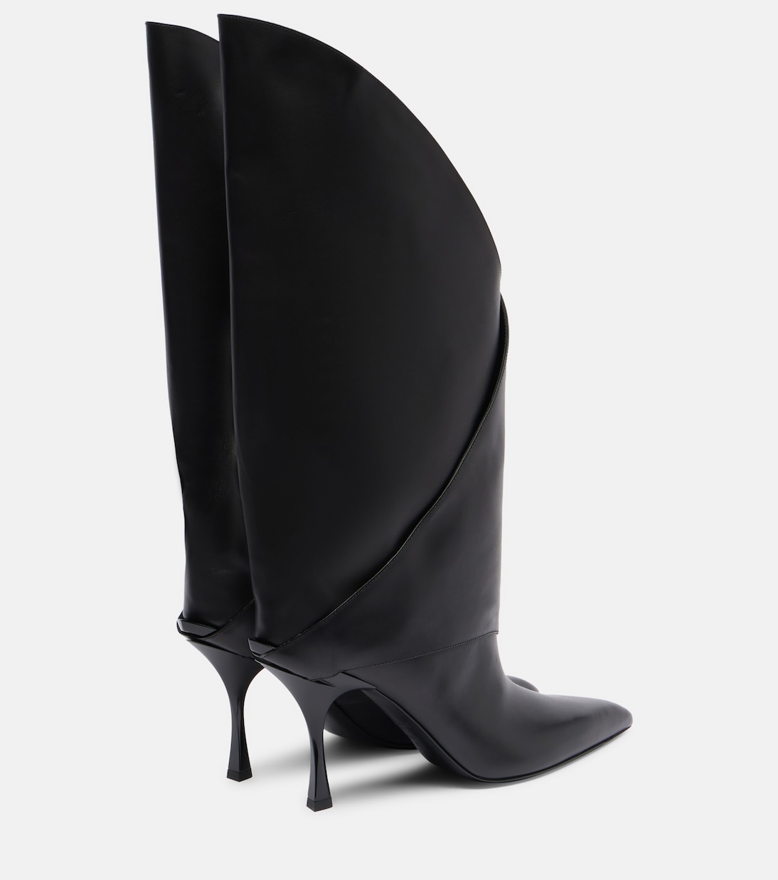Twist 95 leather knee-high boots | Balmain