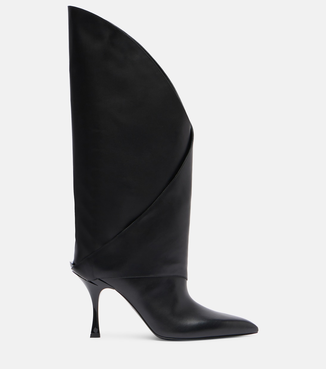 Twist 95 leather knee-high boots | Balmain
