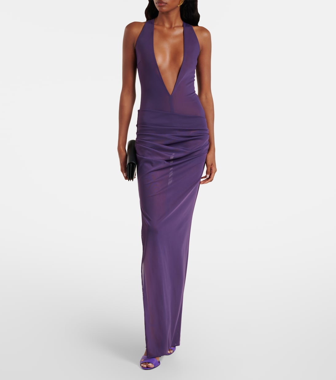 Sheer gown | Alex Perry