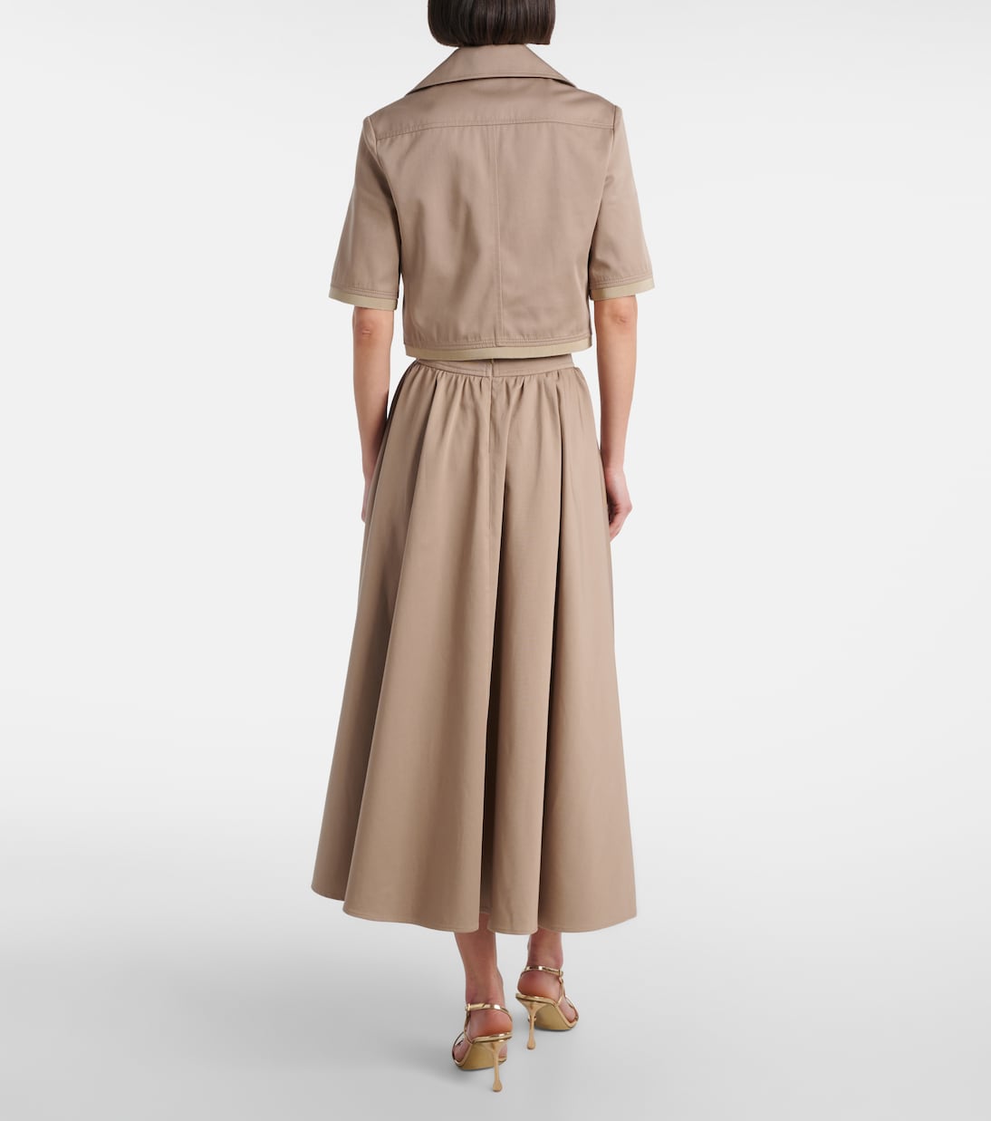 Giacca cropped in gabardine di cotone | Patou