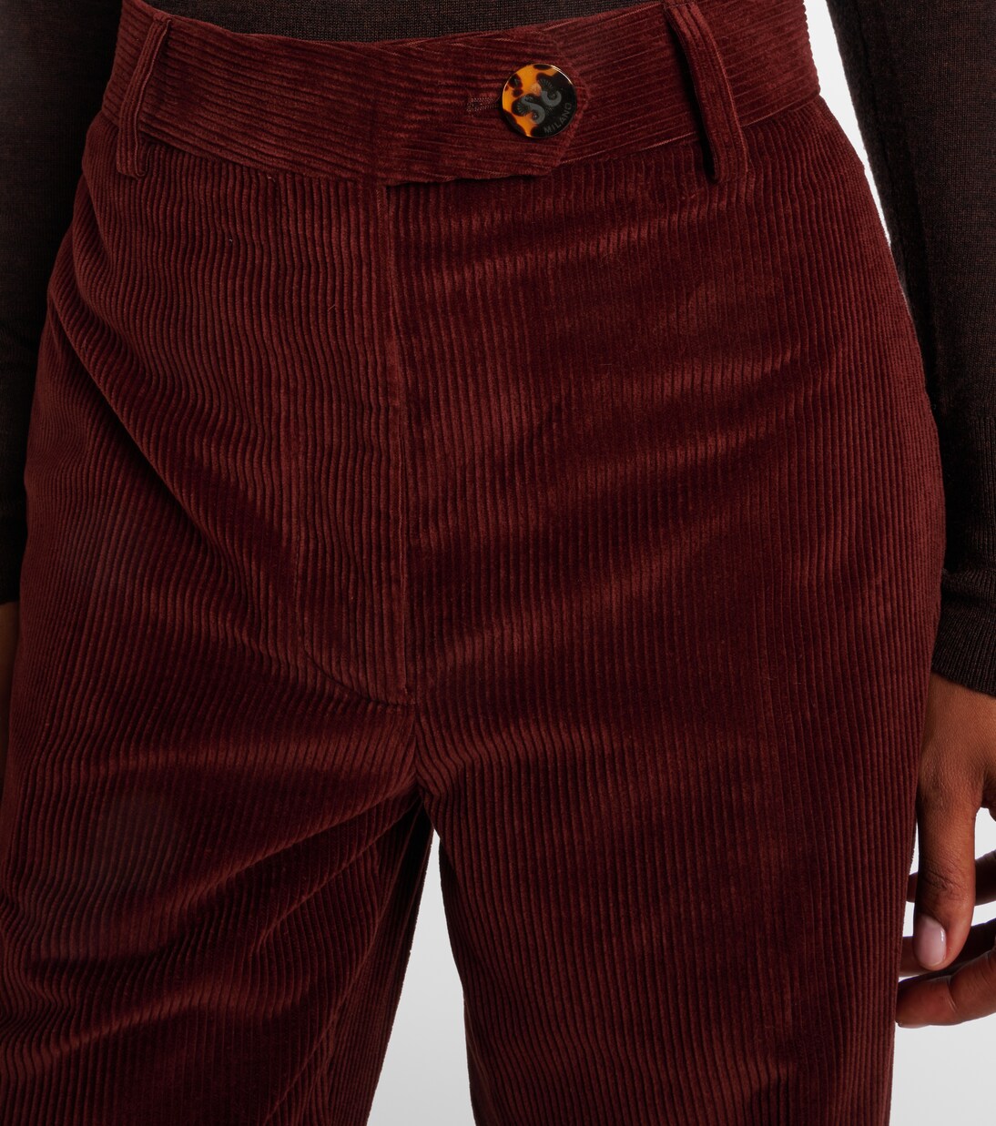 Gerade Hose Nana aus Baumwoll-Cord | Blazé Milano