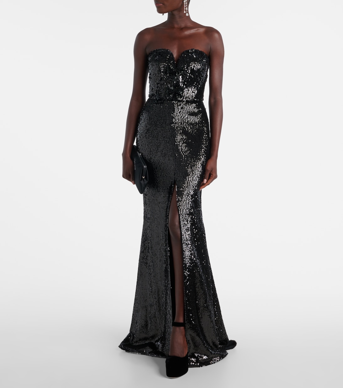 Verzierte Robe aus einem Seidengemisch | Elie Saab