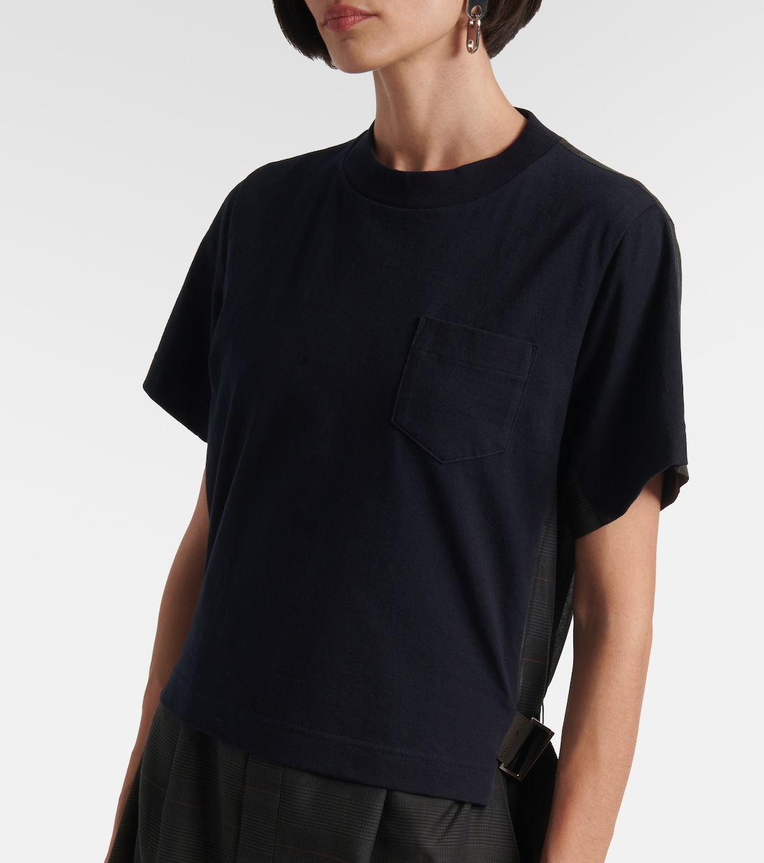 Abito midi con jersey | Sacai