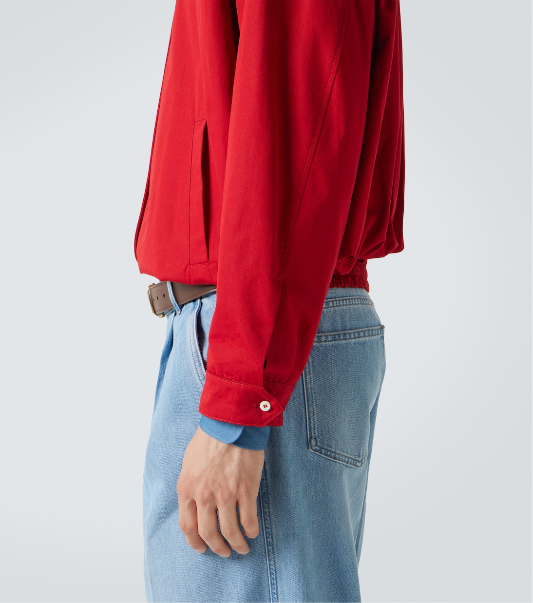 Cotton poplin blouson | Miu Miu