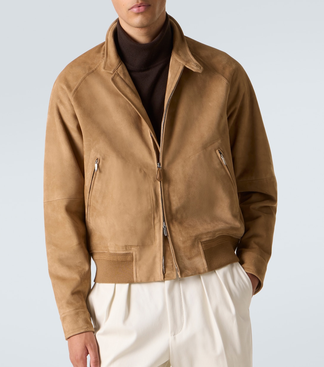 Novak suede bomber jacket | Loro Piana