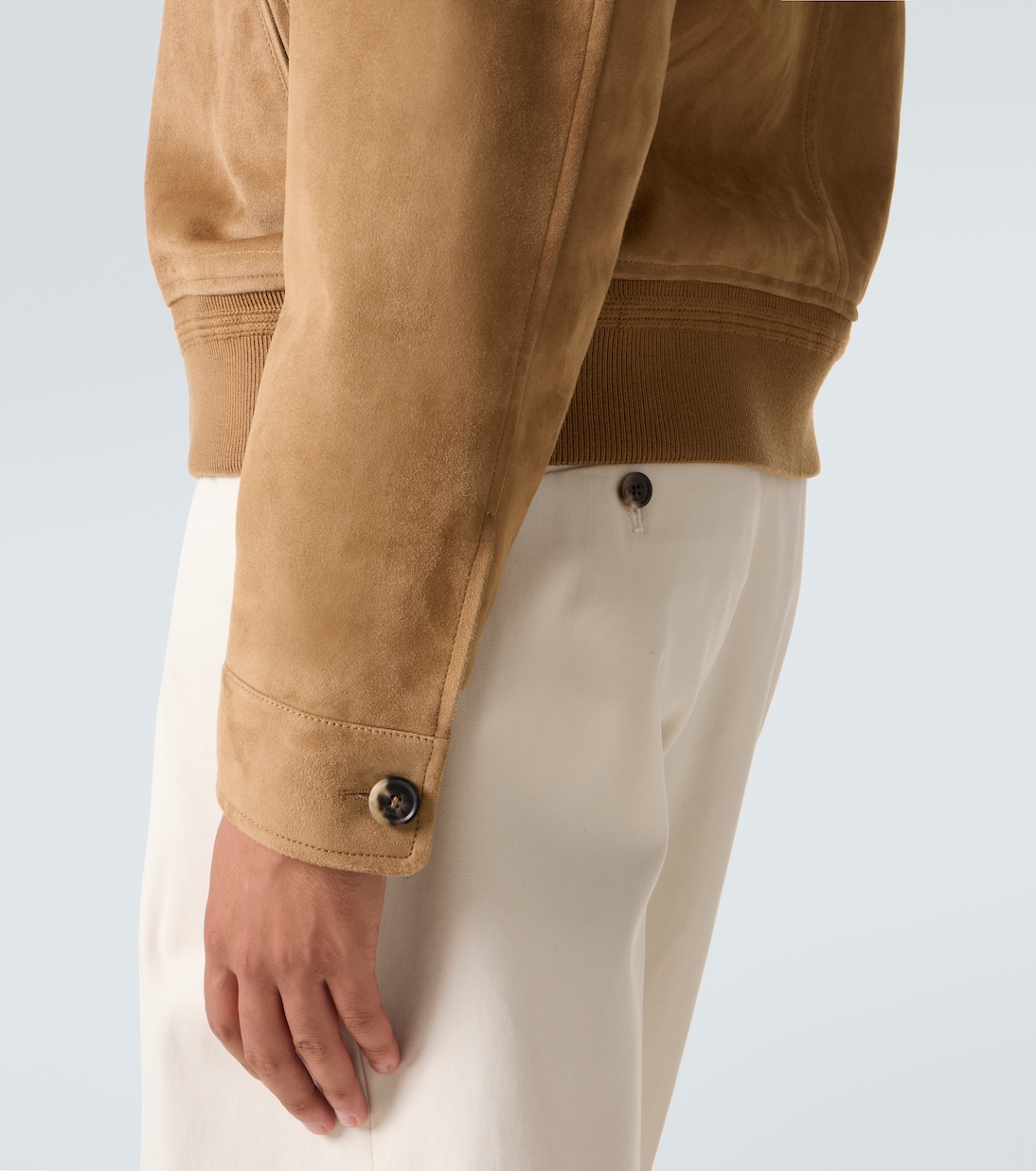 Novak suede bomber jacket | Loro Piana