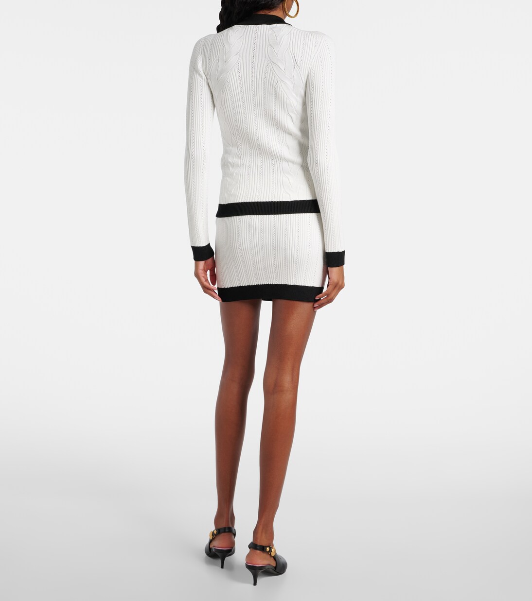 Cable-knit cardigan | Balmain