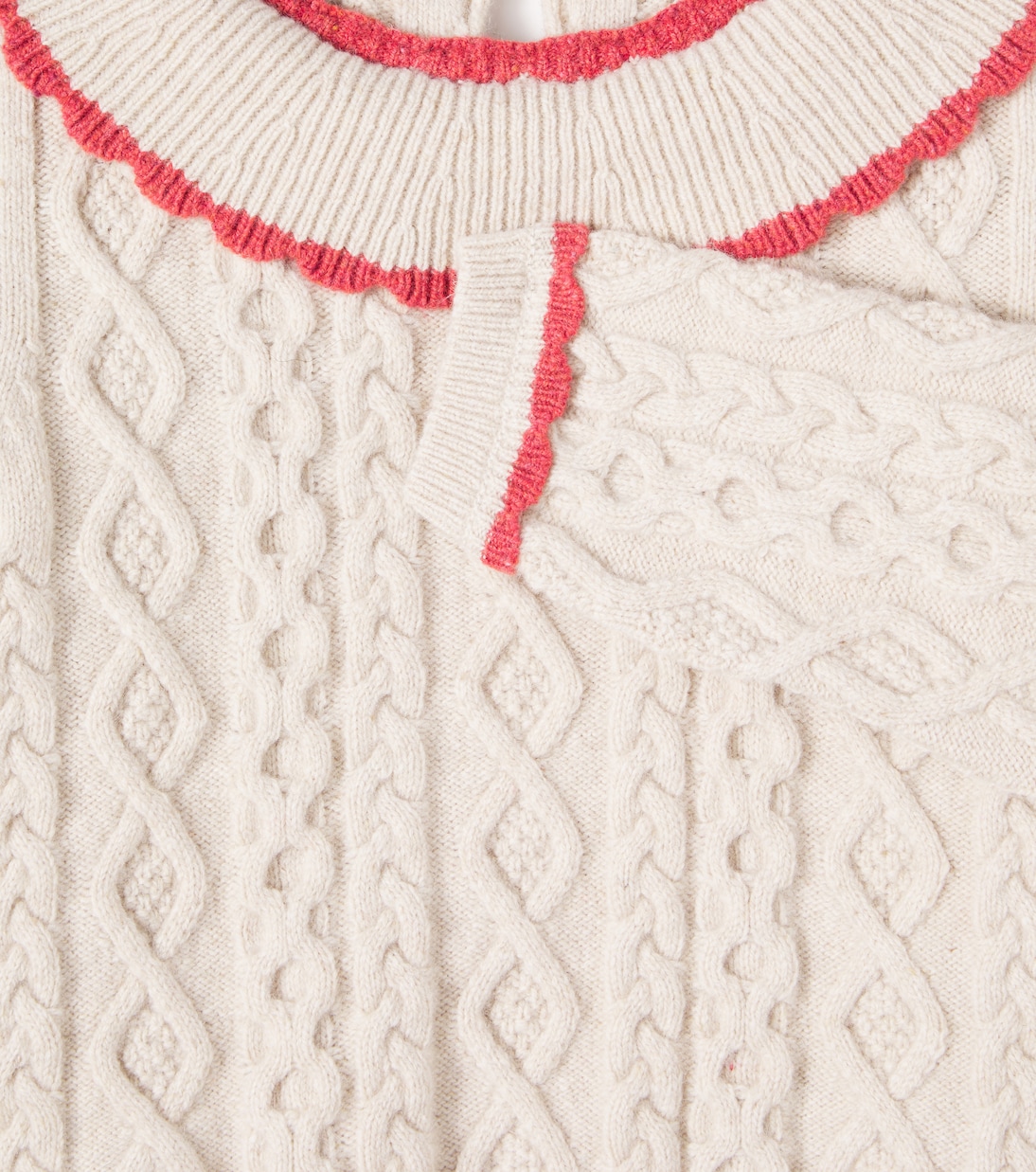 Sienna cable-knit wool-blend sweater | Bebe Organic