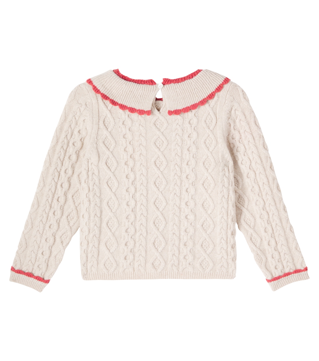 Sienna cable-knit wool-blend sweater | Bebe Organic