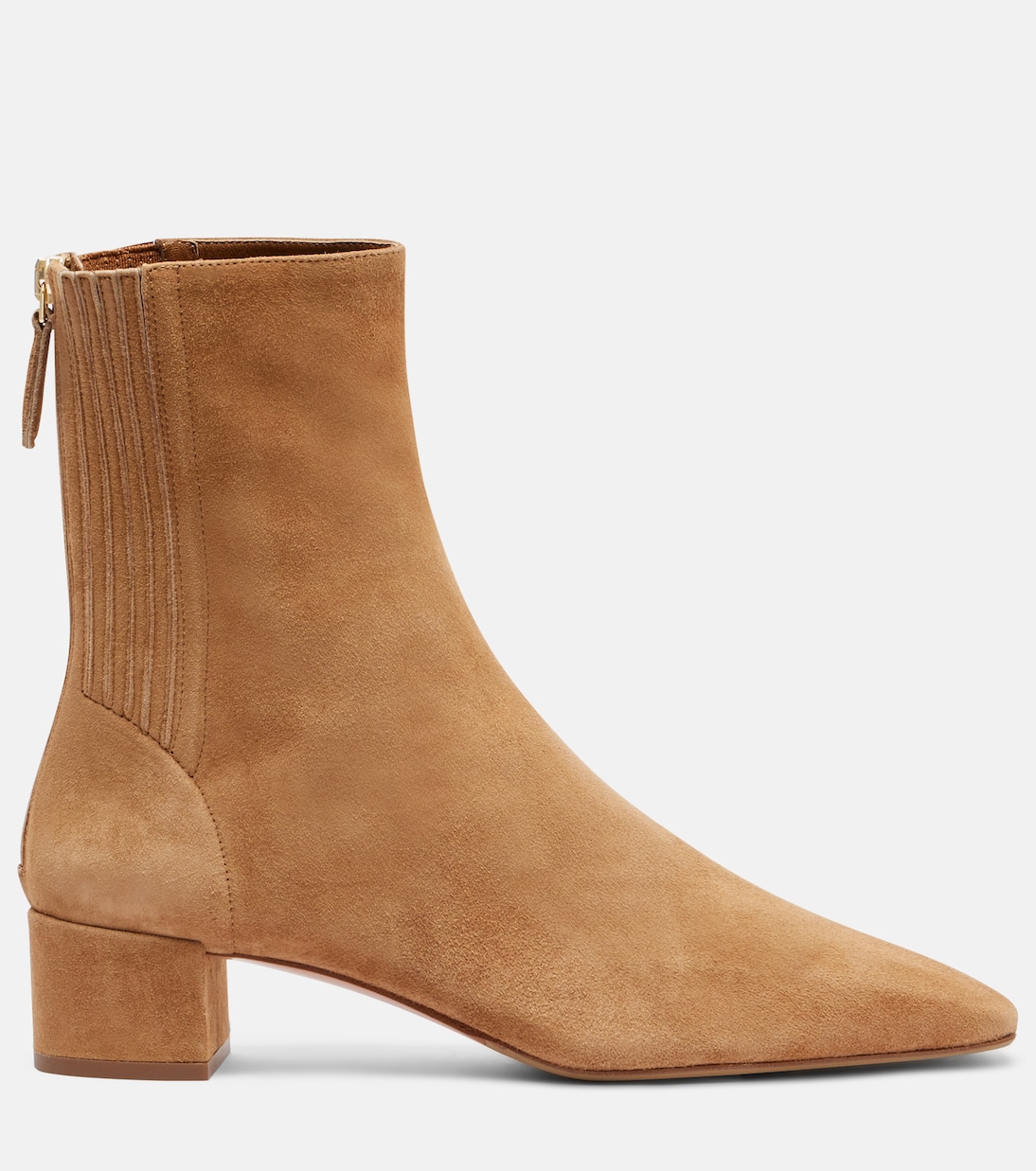 Saint Honore 35 suede ankle boots | Aquazzura
