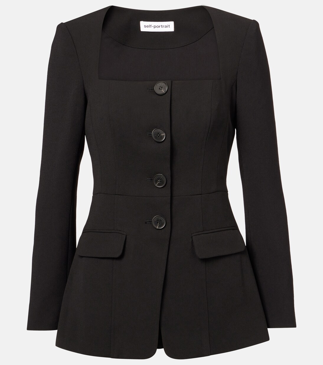 Crêpe top | Self-Portrait