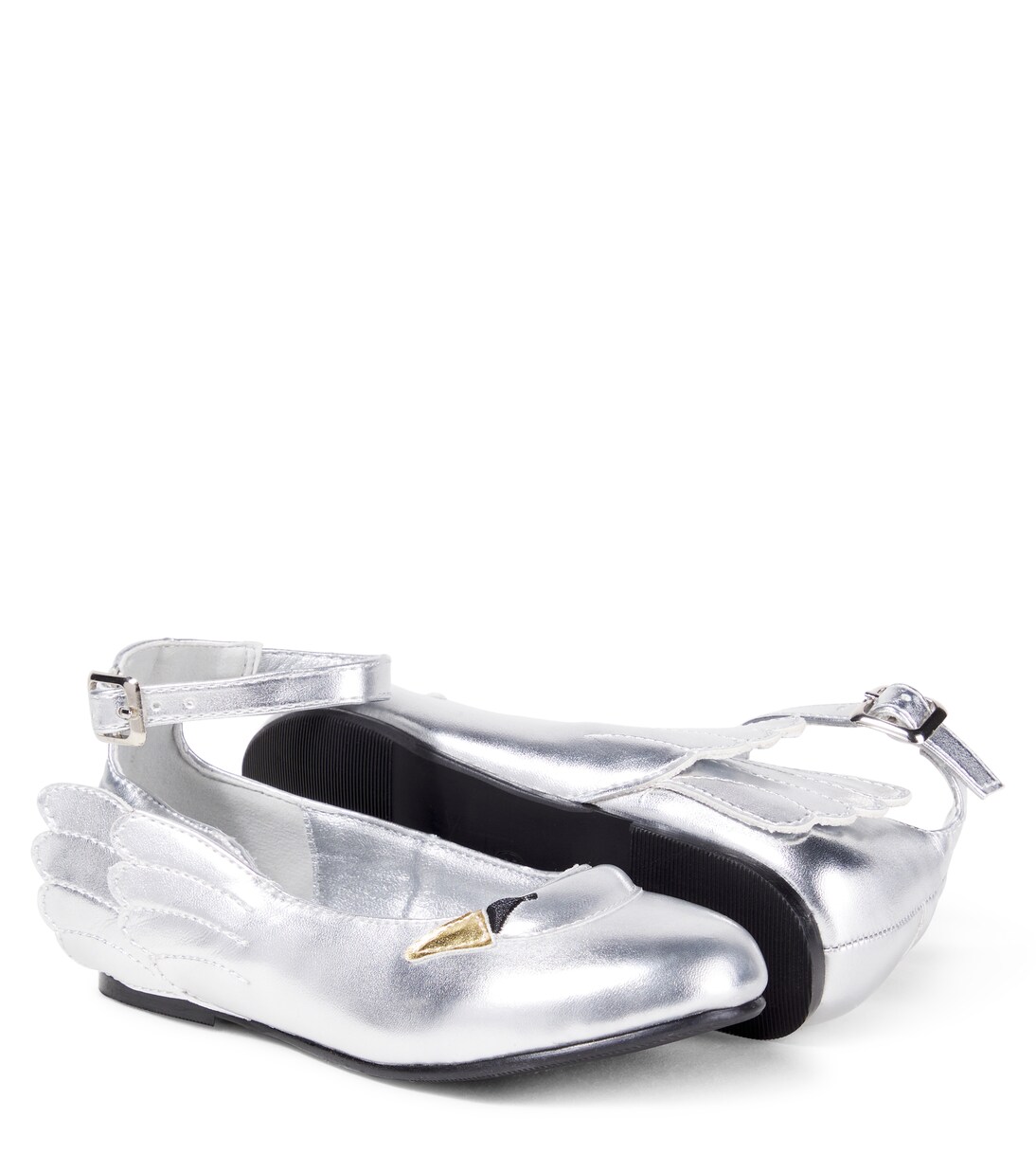 Metallic ballet flats | Stella McCartney Kids
