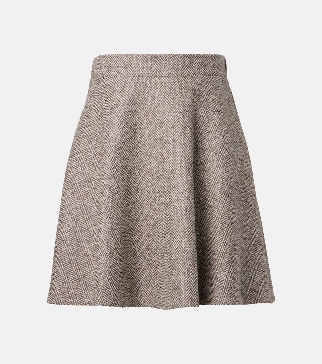 High-rise wool-blend miniskirt | Brunello Cucinelli