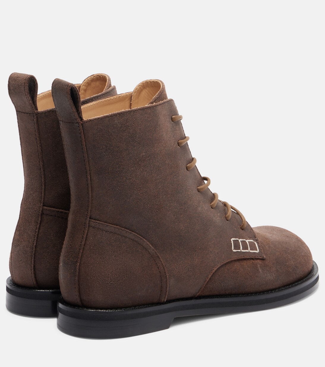 Schnürstiefel aus Veloursleder | JW Anderson