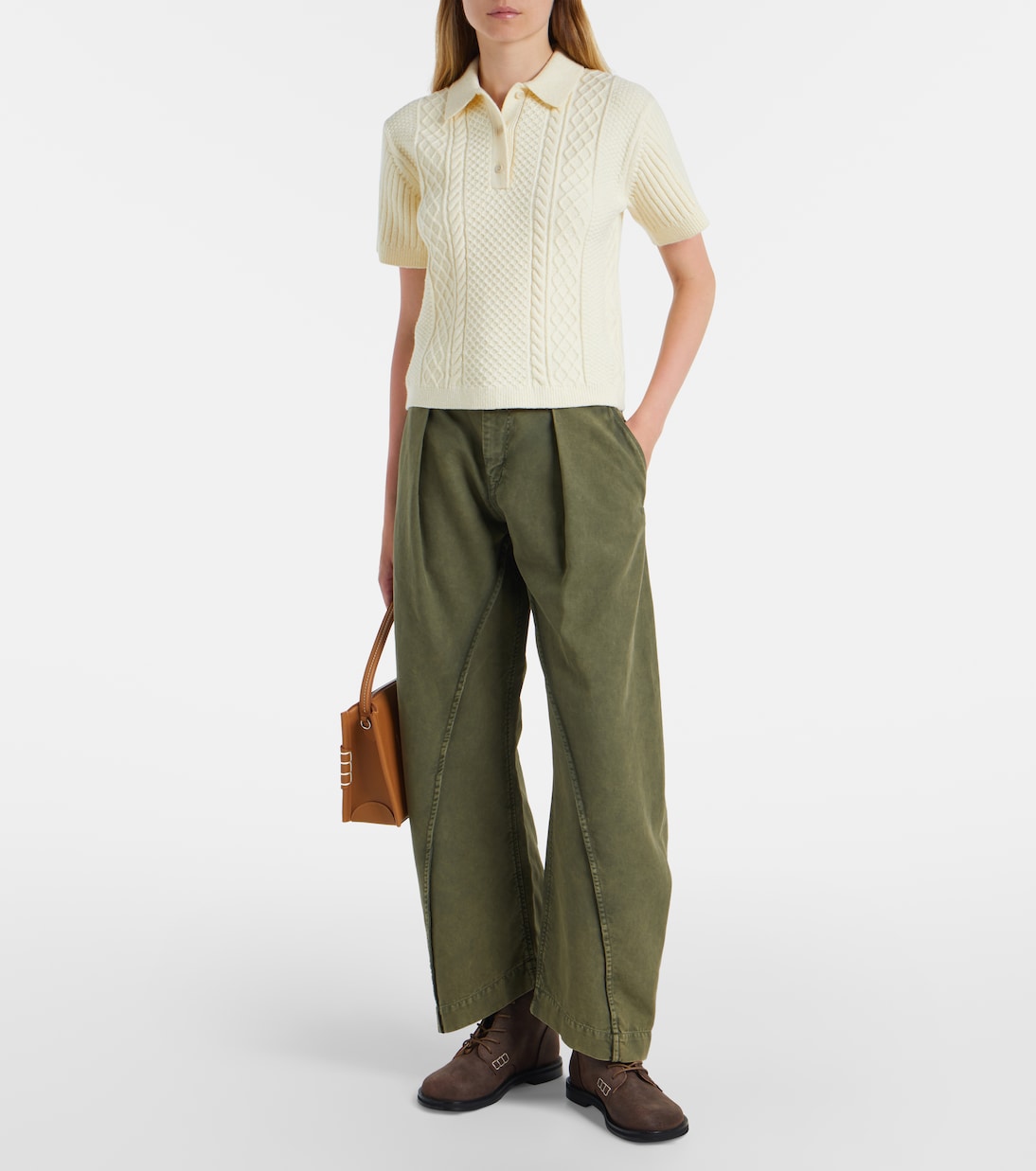 Schnürstiefel aus Veloursleder | JW Anderson