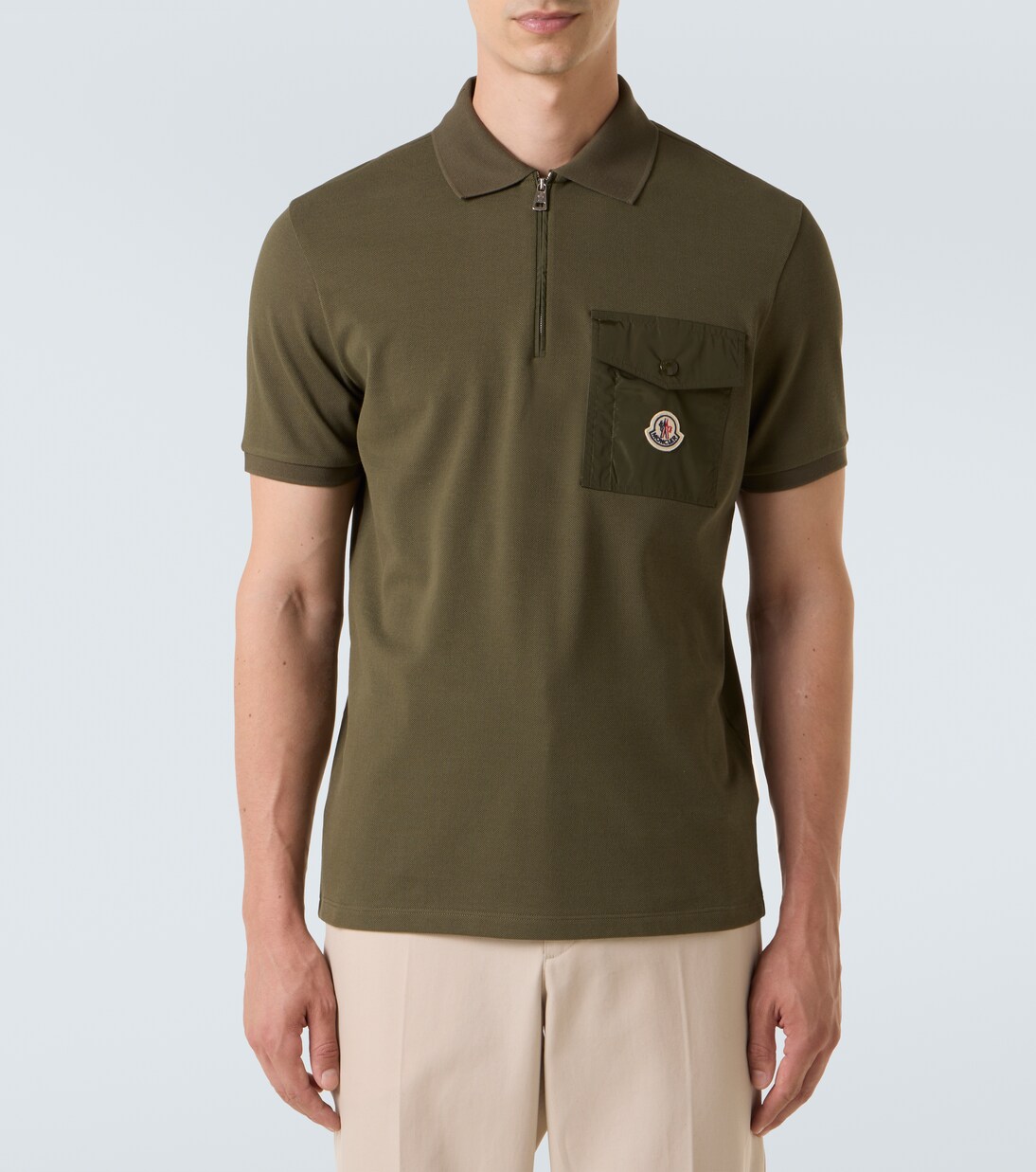 Polohemd aus Baumwoll-Piqué | Moncler